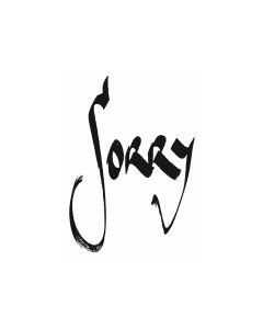 Text Stempel "Sorry" - C-5710