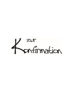 Text Stempel "Zur Konfirmation" - E-709