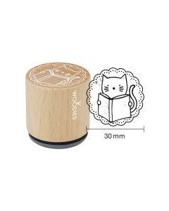 Woodies Motivestempel - Katze - W-22004