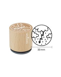 Woodies Motivestempel - Gewitter - W-27003