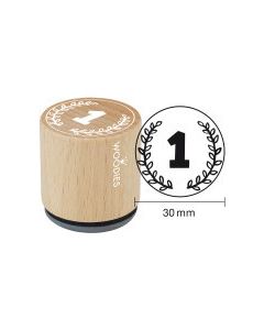 Woodies Motivestempel - Nummer 1 - W-27008