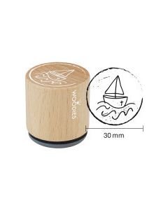 Woodies Motivestempel - Boot - W-24007