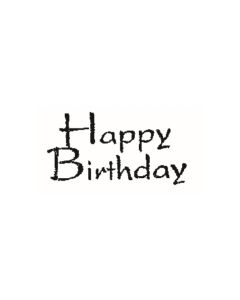 Text Stempel "Happy Birthday" - B-5704