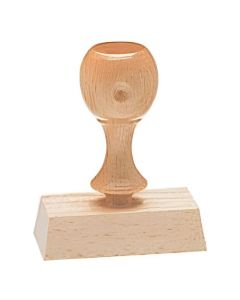 Holzstempel - 160 mm, 4 Zeilen